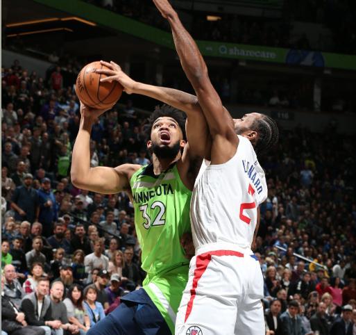  唐斯内外开花森林狼轻取魔术迎两连胜